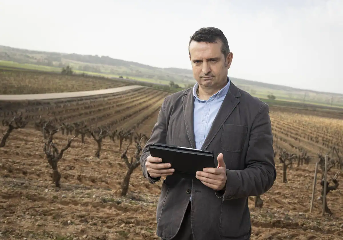 Luis Miguel Valdés, director de Bodegas Valduero, encontró la fibra óptica hace un año